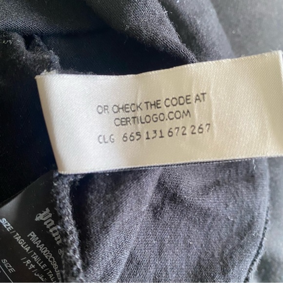 Palm Angels Black Printed T-Shirt - Picture 8 of 9